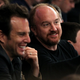 Illustration for article titled Will Arnett and Louis C.K. Get a Kick Out of Men Fighting with Sticks